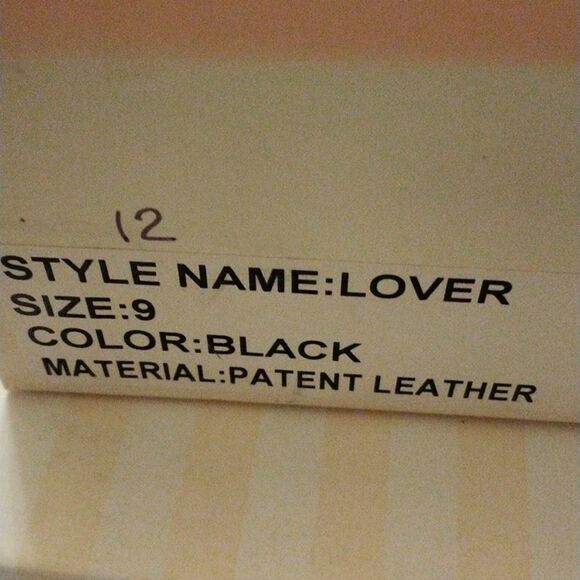 Footcandy Black Patent Peep Toe Pump - Picture 8 of 11